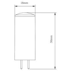 Ampoule LED GY6.35 500lm=42W blanc chaud dimmable Jacobsen
