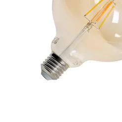 Ampoule LED intelligente E27 G125 dorée 4,9W 470lm 1800-4000K