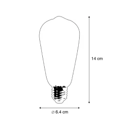 Ampoule LED intelligente E27 ST64 4,5W 470lm 1800-4000K