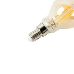 Ampoule LED intelligente E14 P45 dorée 4,9W 470lm 1800-4000K
