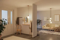 Ampoule LED lampion blanc E27 400lm blanc chaud 4.3W Paulmann