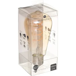 Ampoule LED Larme ambrée - filament torsadé E27 - Atmosphera