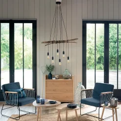 Ampoule LED Larme ambrée - filament droit E27 - Atmosphera