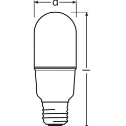 Ampoule LED Ledvance/Osram "Classique" E27 9W 1050Lm 4000K 200 IP20