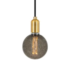 Ampoule LED linéaire Globe E27 50lm 1W blanc chaud ⌀12,5cm marron