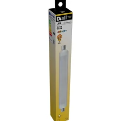 Ampoule LED Linéaire S19 600lm 5.4W = 47W Ø3.8cm Diall blanc chaud