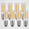 Ampoule LED NETTLIFE E14 vintage, lot de 2700 K, verre rétro, 3 W, lampe à économie d'énergie, E14, 8 pièces