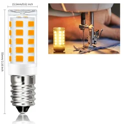 Ampoule LED NETTLIFE E14 vintage, lot de 2700 K, verre rétro, 3 W, lampe à économie d'énergie, E14, 8 pièces