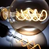 Ampoule LED NETTLIFE Lampe LED E27 Ampoule : G125 Ampoule Edison Vintage 4W