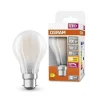 Ampoule LED OSRAM - Verre dépoli variable 12W b22 1521lm 2700K chaud