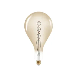 Ampoule LED Poire ambrée - filament torsadé E27 - Atmosphera