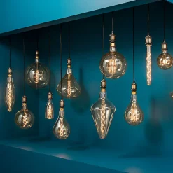 Ampoule LED Poire ambrée - filament torsadé E27 - Atmosphera