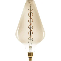 Ampoule LED Pyramide ambrée - filament torsadé E27 - Atmosphera