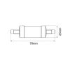 Ampoule LED R7s 78mm 5W d.23mm 574lumen 3000k