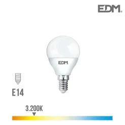 Ampoule LED sphérique - EDM - 98323 - 400 lumens - 3200K - Classe énergétique A+