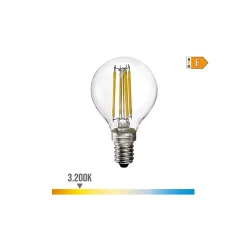 Ampoule LED Sphérique E14 - 4W 500lm - Lumière Chaude - 4,5x7,8cm - 98611