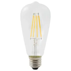 Ampoule LED ST64 E27 806lm 5.9W = 60W Ø6.4cm Diall blanc chaud