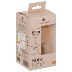 Ampoule LED Standard ambrée - filament torsadé E27 - Atmosphera
