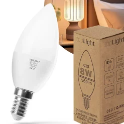 AMPOULE LED 8W CHAUDE E14 230V RSL035