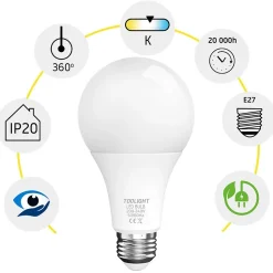 AMPOULE LED 12W CHAUDE E27 230V RSL026