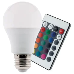 Ampoule LED 7,5W E27 de couleurs RGB avec télécommande - Zenitech