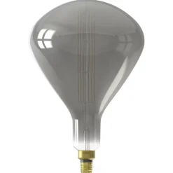 Ampoule LED XXL Sydney gris dimmable E27 Amphore ⌀ 25cm 250lm 7,5W blanc chaud Calex