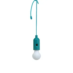 Ampoule suspendue bleu l.5,6 x H.27 cm