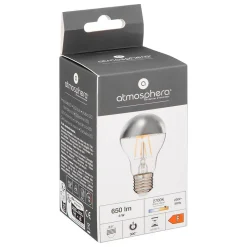 Ampoules LED - verre - argenté - E27 - Atmosphera