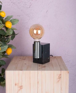 Ampoules LED 'DILLY' set de 3 avec douille E27, 4 Watt D: 9,5cm, en métal et verre, ambre