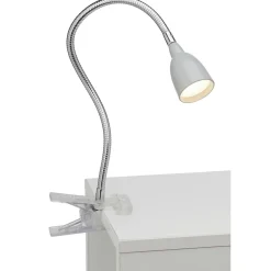ANTHONY Lampe à pince LED fer/titane métal/plastique -LED intégrée 2,4W - ampoule incluse