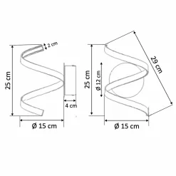 Applique - Applique LED spirale - Film