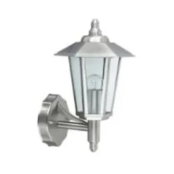 Applique Akasya-1 inoxydable 60W (Eq. 12W FLC et 8W LED) Dim. 330x198x215mm