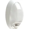 Applique Atoll ovale E27 sans source lumineuse infrarouge blanc - LEBENOID