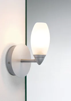 Applique Carina IP44 G9 230V max. 28W gradable Chrome mat Satiné