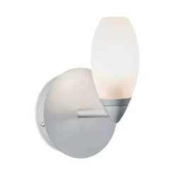 Applique Carina IP44 G9 230V max. 28W gradable Chrome mat Satiné