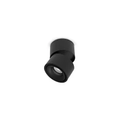 Applique Décorative CCT 12W Noir - Inclinable - 1000lm - 102mm - 3000-4000-6000K