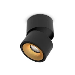 Applique décorative LED - Noir/Doré - 6W - CCT 3 températures - Orientable