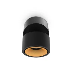 Applique décorative LED - Noir/Doré - 12W - CCT 3 températures - Orientable