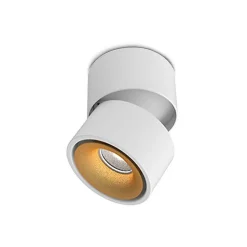 Applique décorative LED 6W - Blanc/Doré - Orientable - 3 CCT - IRC90