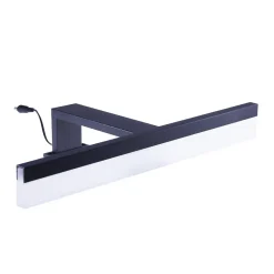 Applique de salle de bain 78 cm noire - Voltman