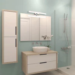 Applique de salle de bain 57 cm chrome - Voltman