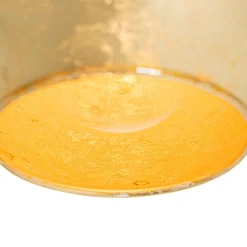 Applique design noir avec verre doré - Bert