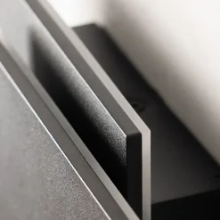 Applique design noire tripartie LED - Trio