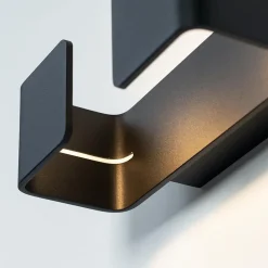 Applique design rectangulaire noire - Foss