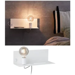 Applique Devara E27 230V max. 40W gradable Blanc