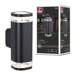 Applique d'extérieur Colum résistant à l'eau de mer IP44 80x223mm max. 2x20W 230V Anthracite Aluminium