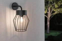 Applique d'extérieur Lanka résistant à l'eau de mer IP44 205x360mm max. 40W 230V Anthracite Aluminium