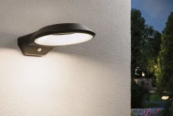 Applique d'extérieur LED Anela Détecteur de mouvement crépusculaire (IR) IP44 245x309mm 3000K 12,5W 700lm 230V Anthracite Aluminiu