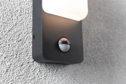 Applique d'extérieur LED Bonnie Détecteur de mouvement crépusculaire (IR) favorable aux insectes IP44 93x263mm 2200 - 3000K 8,5W 5