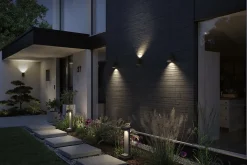 Applique d'extérieur LED Concrea IP65 110x170mm 3000K 6,8W 300lm 230V Grès noir Béton